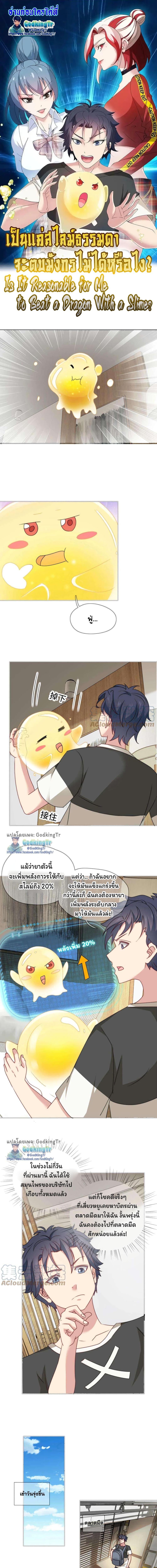 Is It Reasonable for Me to Beat a Dragon With a Slime? ตอนที่ 10 1